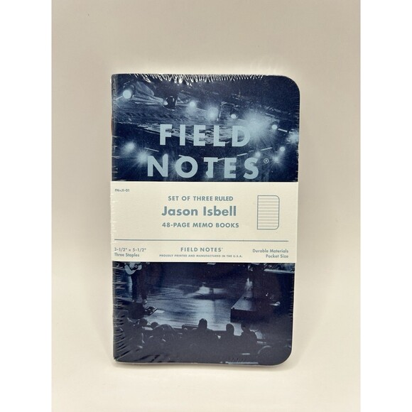 Field Notes Jason Isbell Set Of 3 Memo Books New Sealed - Picture 8 of 8